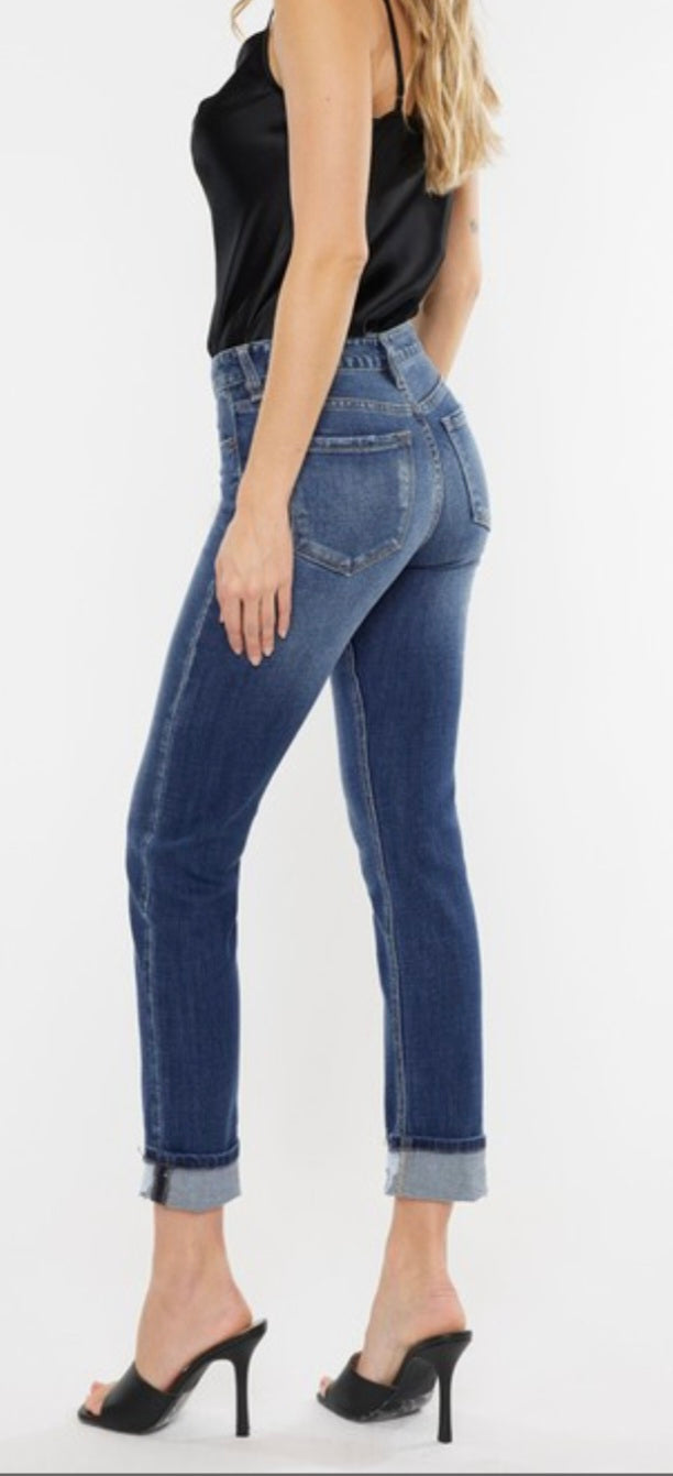 Midrise Slim Straight Jeans