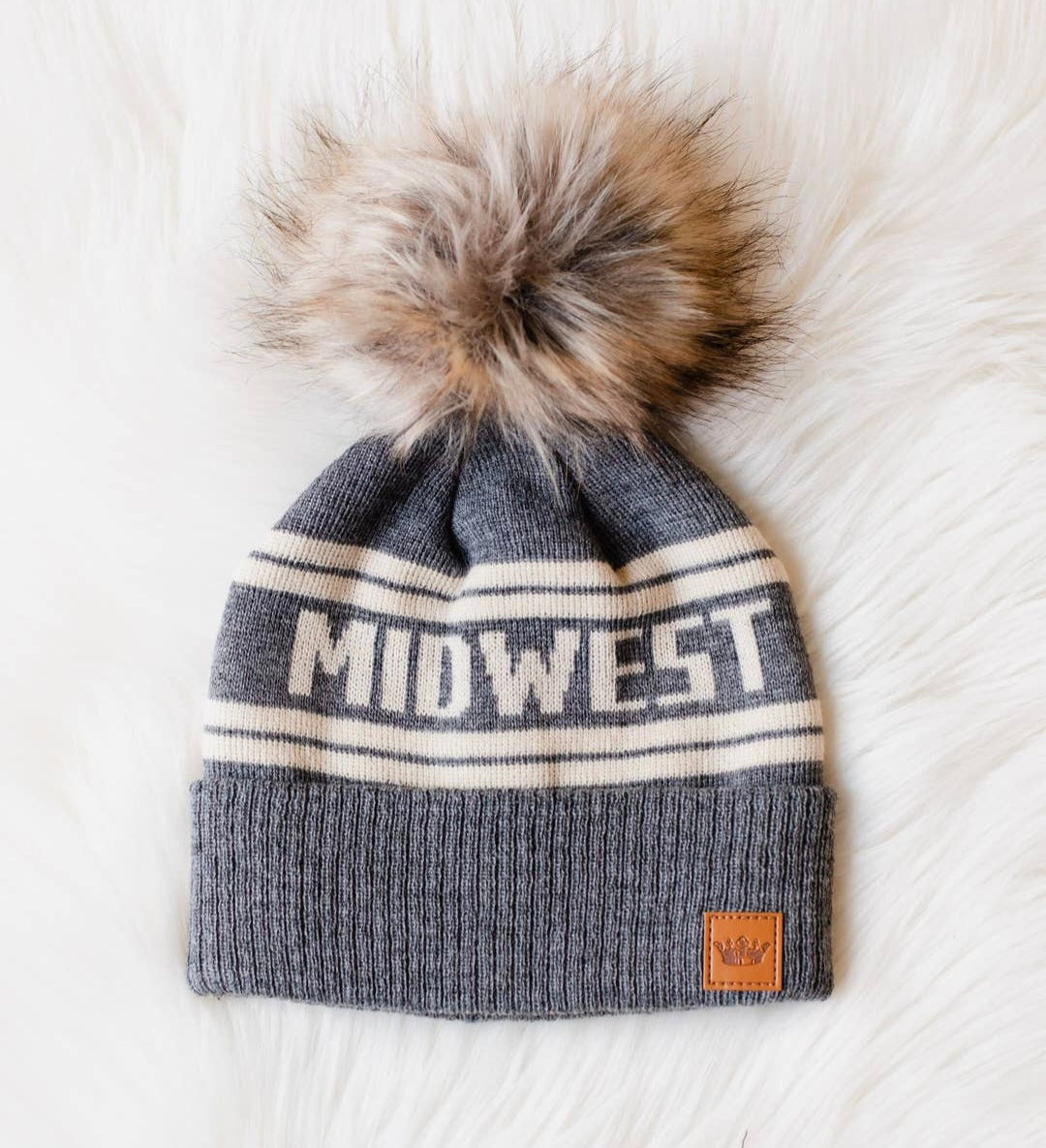 Midwest Pom Beanie