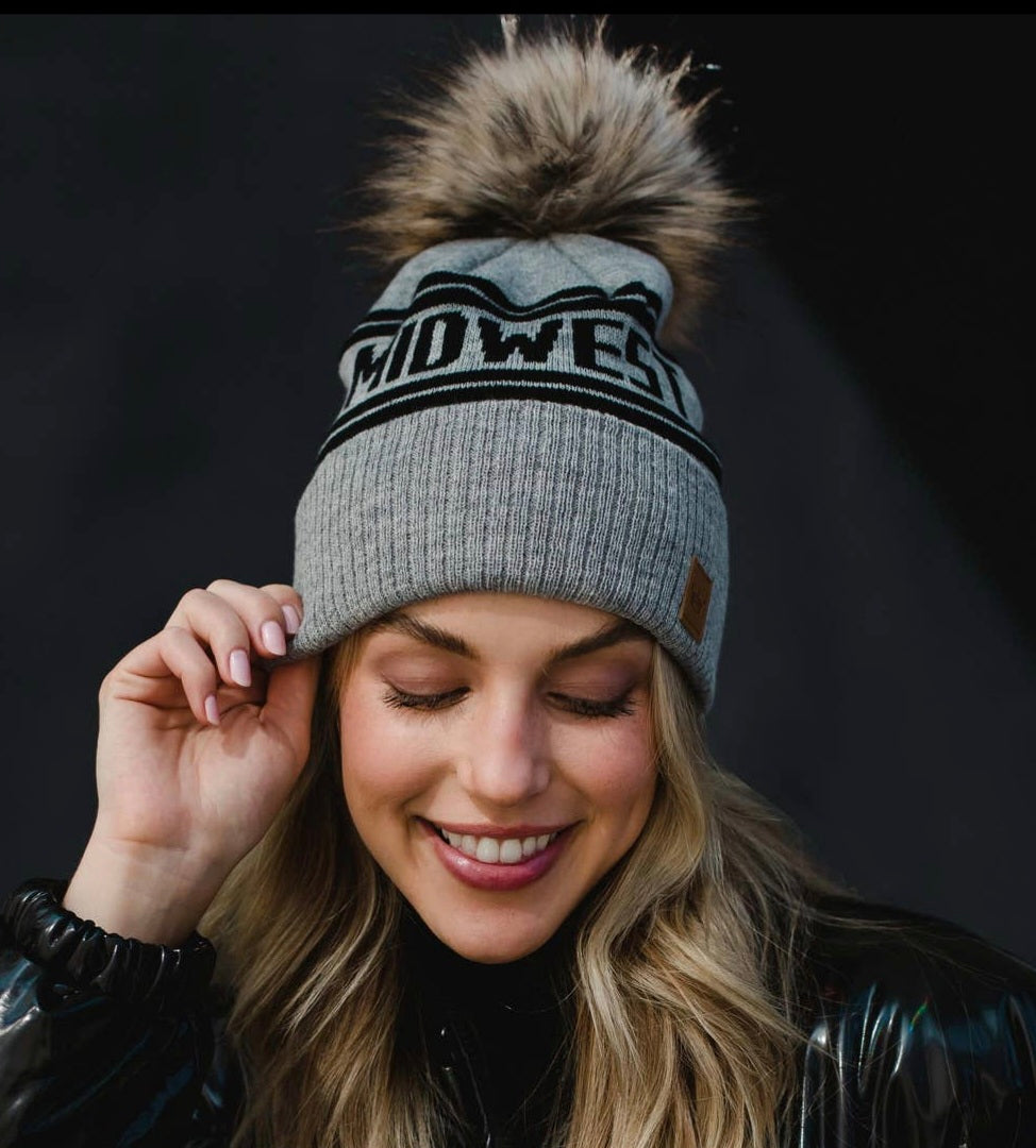 Midwest Pom Beanie