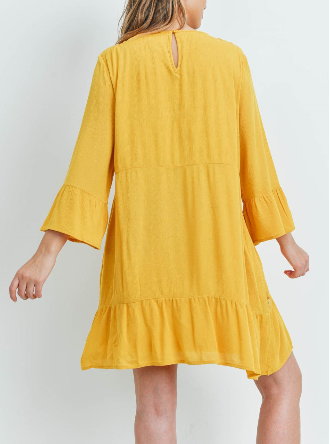 Honey Embroidered Dress