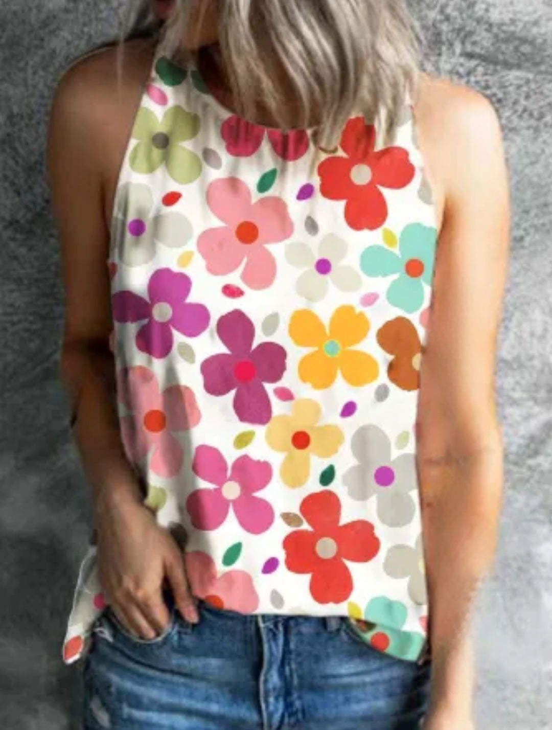 Bright Floral Tank