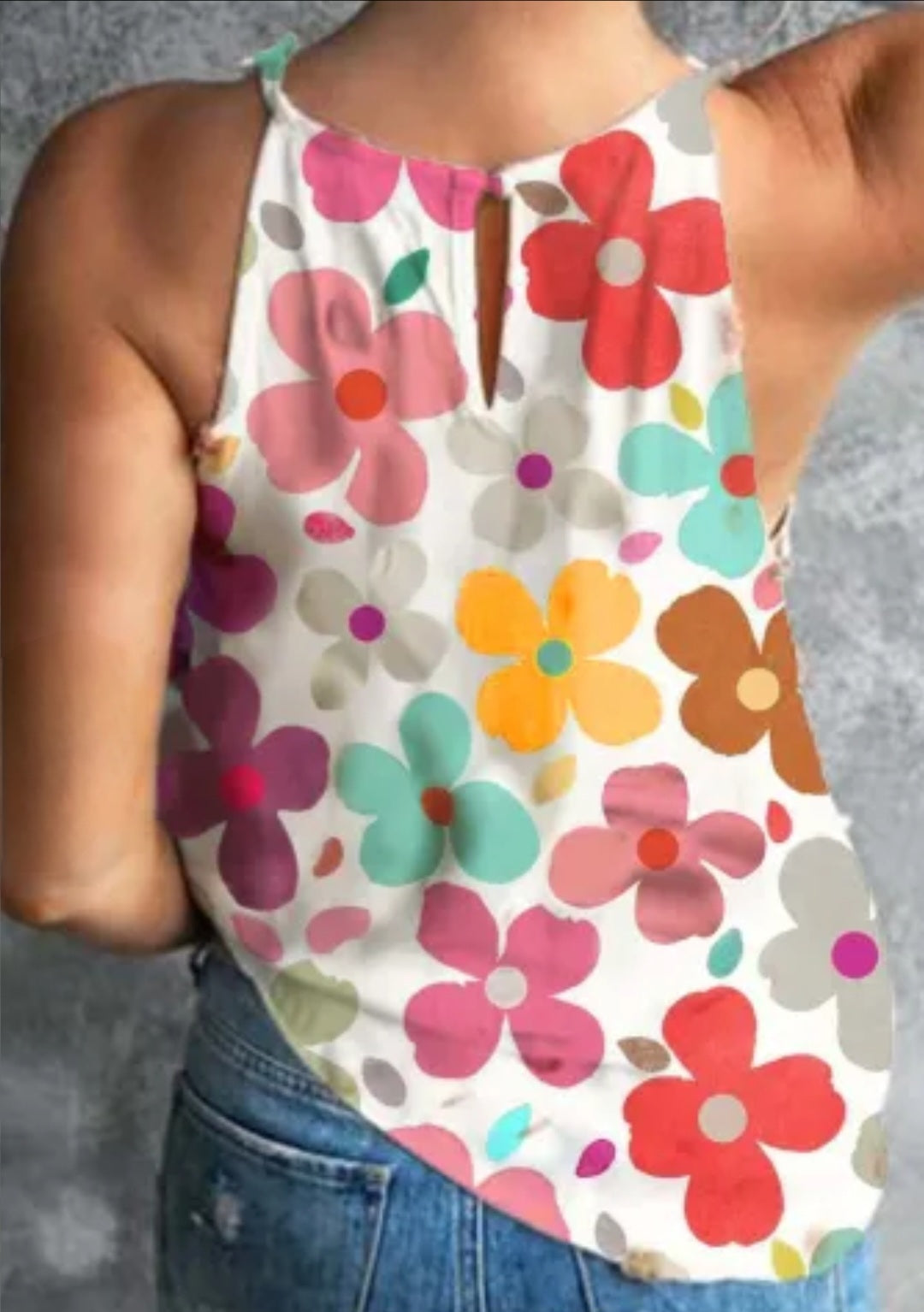 Bright Floral Tank