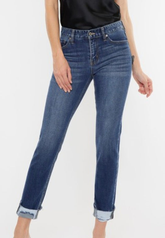 Midrise Slim Straight Jeans