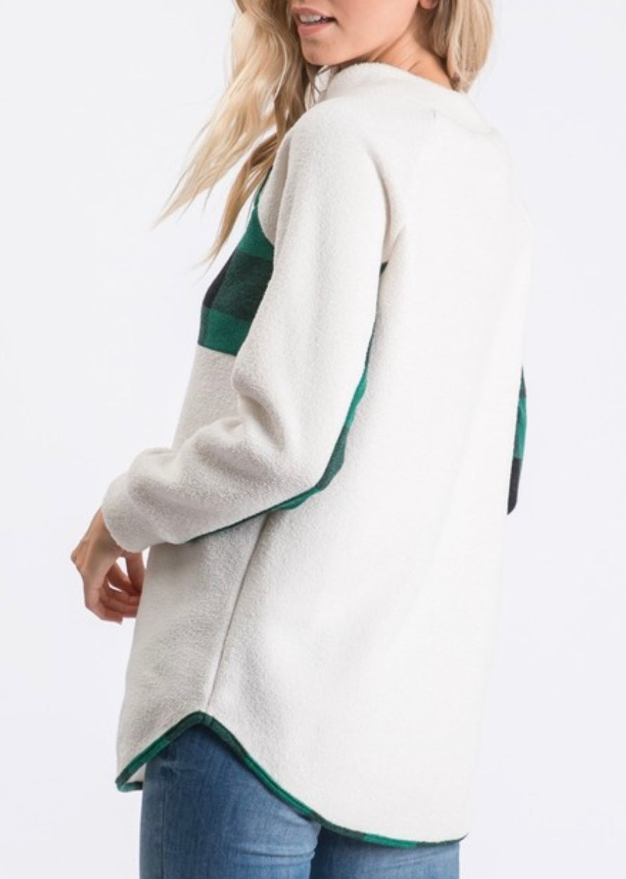 Green Plaid Fleece