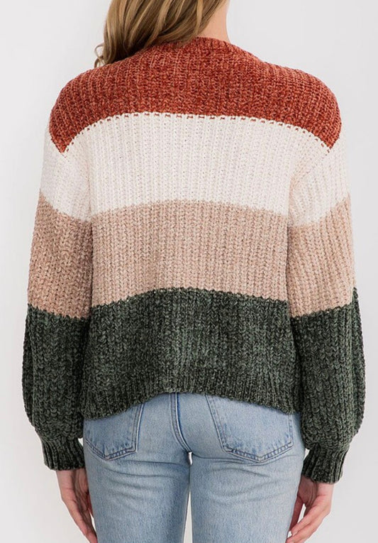 Rust Stripe Sweater