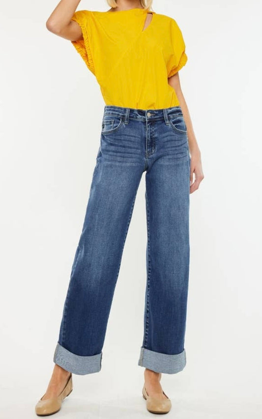 Crater High Rise Wide Leg