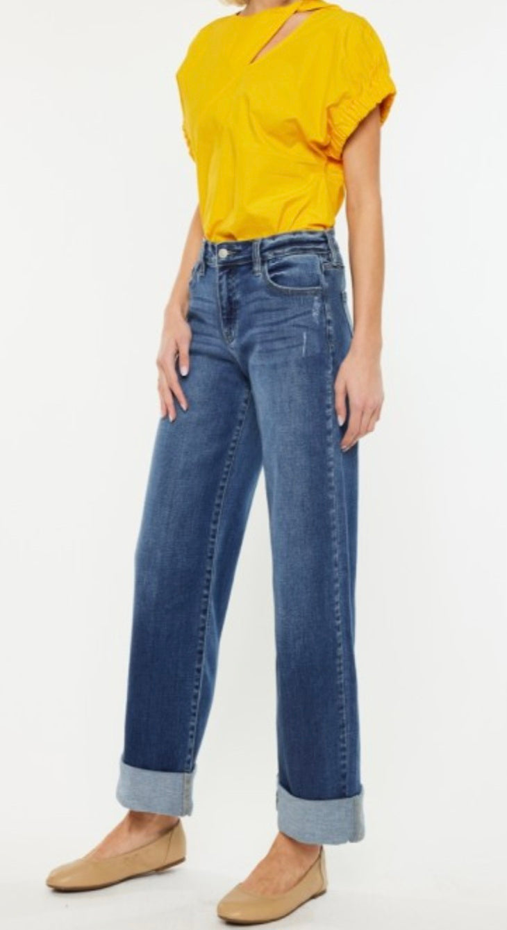 Crater High Rise Wide Leg