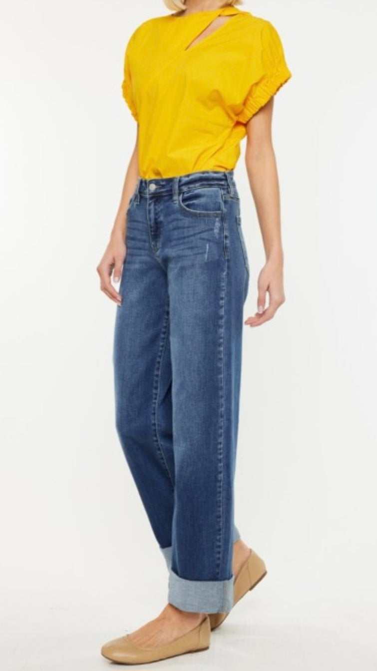 Crater High Rise Wide Leg