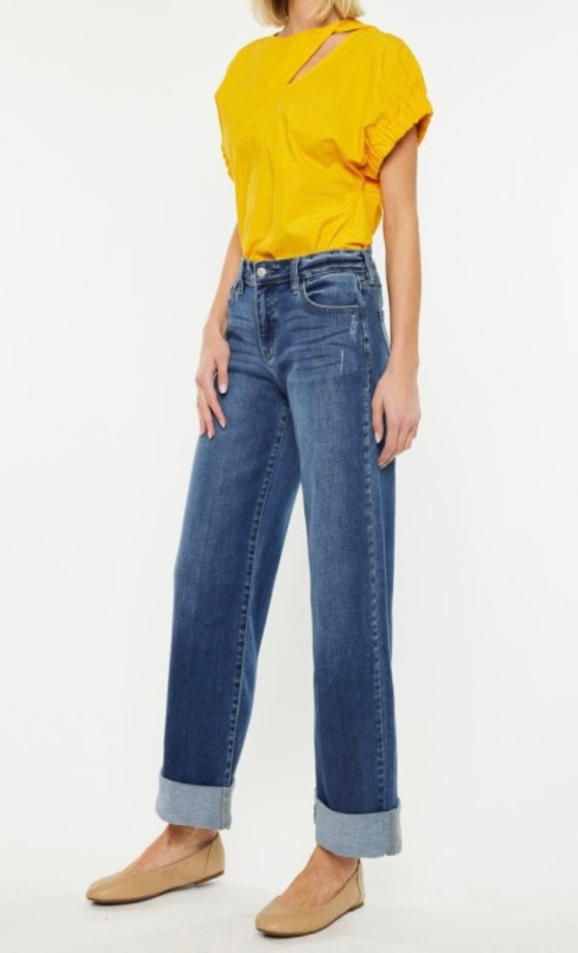 Crater High Rise Wide Leg